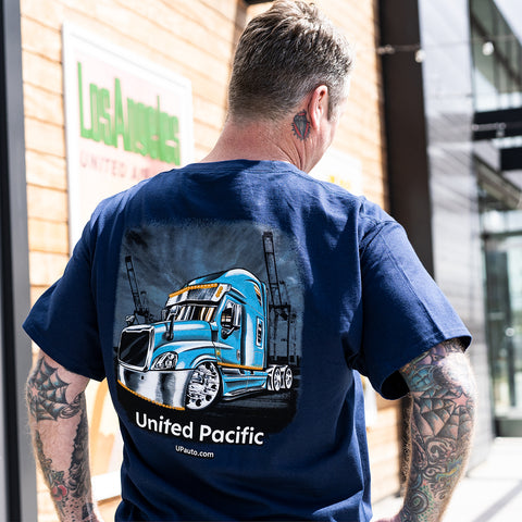 United Pacific Freightliner Truck T-Shirt - XX-Large