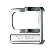 Chrome Plastic Rocker Switch Cover With Stainless Plaque For Peterbilt - Fifth Wheel