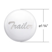 "Trailer" Glossy Air Valve Knob Candy Color Sticker - Pearl White