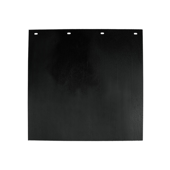 24" X 24" Black PROFLEX Mud Flap With Peterbilt Logo