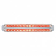 Dual 14 LED 12" Light Bars (Stop, Turn & Tail) - Red LED/Clear Lens