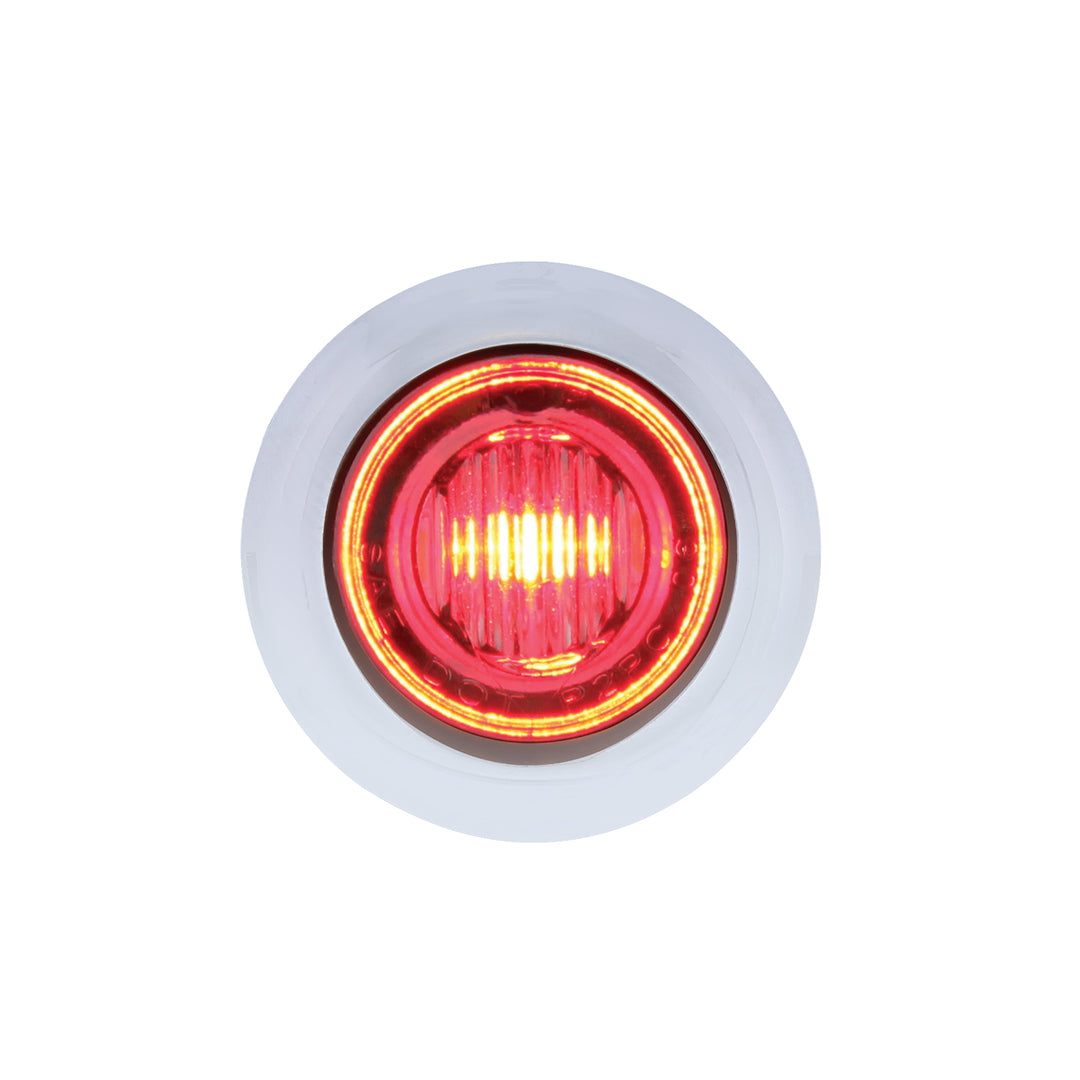 3 LED 3/4" Mini Double Fury Light (Clearance/Marker) - Red LED/Blue LED