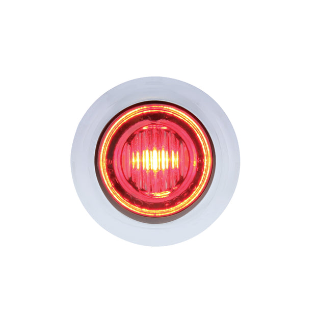3 LED 3/4" Mini Double Fury Light (Clearance/Marker) - Red LED/Blue LED