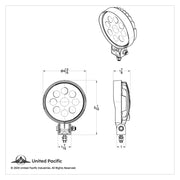 9 High Power 3-Watt LED Work Light - Slim Profile