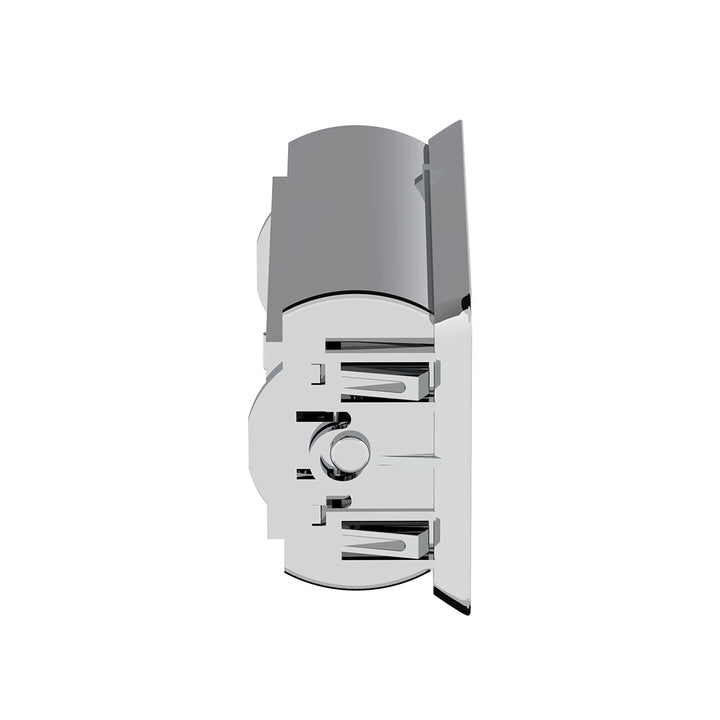 Chrome Plastic A/C Vent With Cross Grids for 1989-2010 Freightliner FLD/Classic - Driver