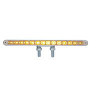 28 LED 12" Double Face Light Bar - Amber LED/Clear Lens