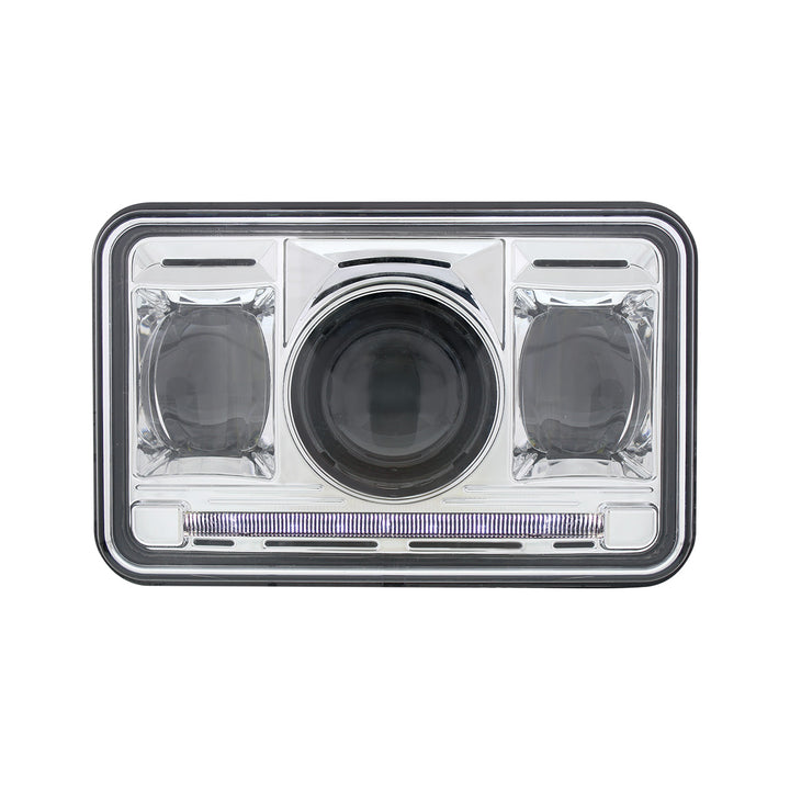 ULTRALIT - 11 High Power LED 4" X 6" Projection Headlight - High Beam
