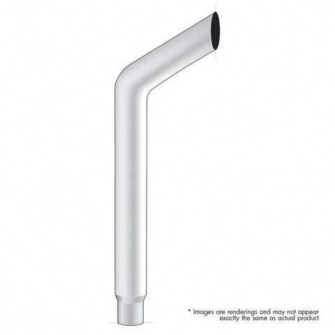 7" Bull Reduce To 5" OD Bottom Exhaust - 48" L