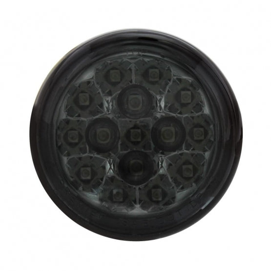15 LED 2-3/8" Turn Signal Light For Harley Motorcycle- Amber LED/Smoke Lens