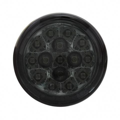 15 LED 2-3/8" Turn Signal Light For Harley Motorcycle- Amber LED/Smoke Lens