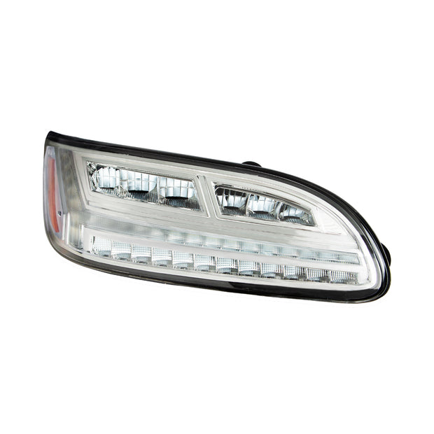 Chrome 6 LED Headlight For Peterbilt 386 (2006-2016) & 387 (2000-2011)- Passenger