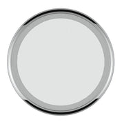 Chrome 7-¼" Round Speaker Cover For Peterbilt 389 (2008+), 388 (2008-2014), 379/378/335/330 (1995-2000), Snap-On