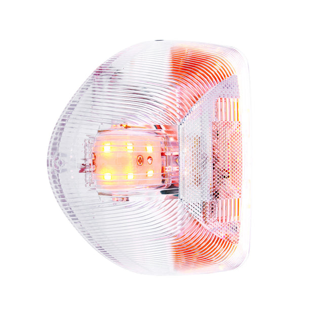 31 LED Turn Signal Light For 1987-2007 Peterbilt 379/378/357  - Amber LED/Clear Lens