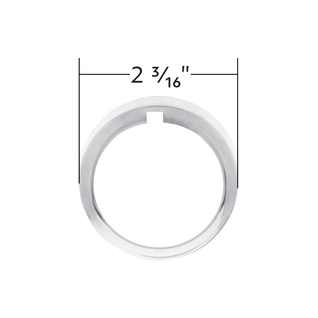 Chrome Plastic A/C Control 6-Piece Dial Covers For 2018-2023 Freightliner Cascadia