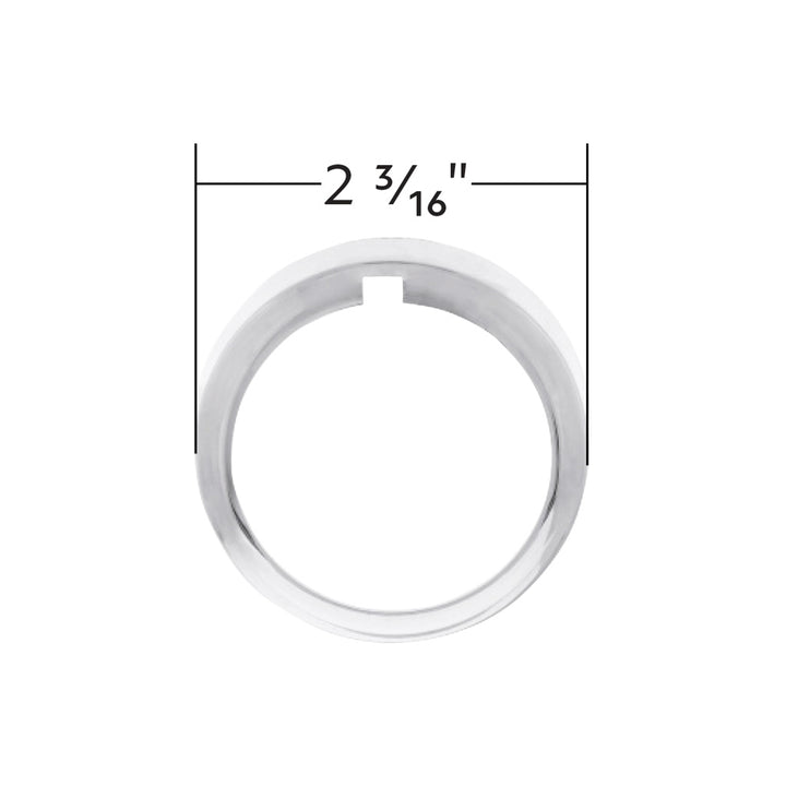 Chrome Plastic A/C Control 6-Piece Dial Covers For 2018-2023 Freightliner Cascadia