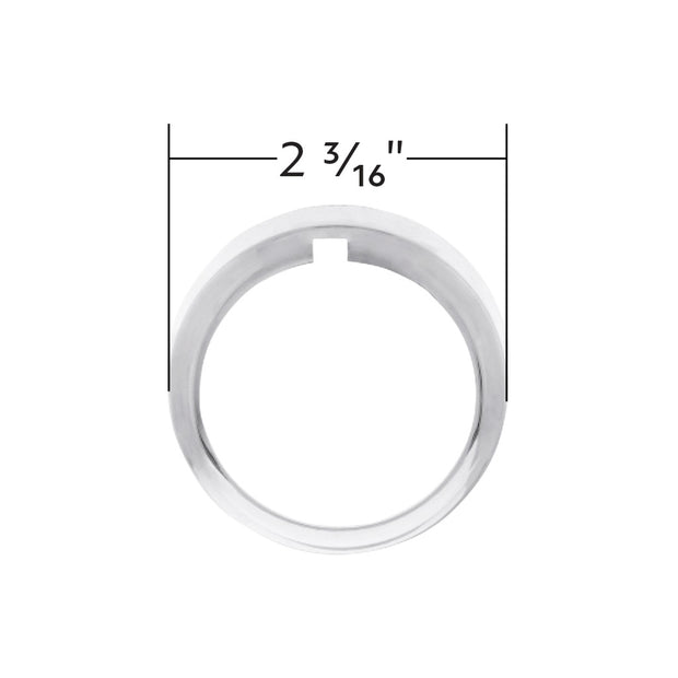 Chrome Plastic A/C Control 6-Piece Dial Covers For 2018-2023 Freightliner Cascadia
