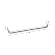 Stainless Sunvisor Extension Trim For Volvo 660/670/770/780/880