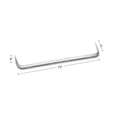 Stainless Sunvisor Extension Trim For Volvo 660/670/770/780/880