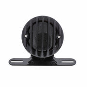 Motorcycle LED Rear Fender Tail Light With Black Grille Bezel - Smoke Lens