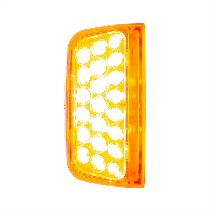 31 LED Turn Signal Light For 1987-2007 Peterbilt 379/378/357  - Amber LED/Amber Lens