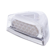37 LED Turn Signal Light With Chrome Base For 1987-2007 Peterbilt 379/378/357- Amber LED/Clear Lens
