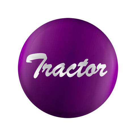 "Tractor" Glossy Air Valve Knob Candy Color Sticker -Candy Purple