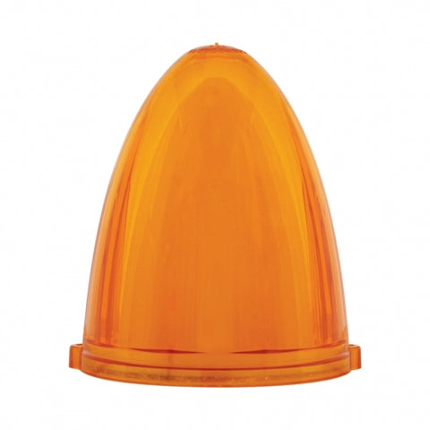 9 LED Dual Function GloLight Watermelon Grakon 1000 Style Cab Light - Amber LED/Amber Lens