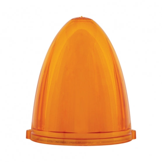 9 LED Dual Function GloLight Watermelon Grakon 1000 Style Cab Light - Amber LED/Amber Lens