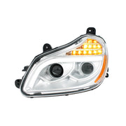 Chrome 8 LED Projection Headlight For 2013-2021 Kenworth T680-Driver