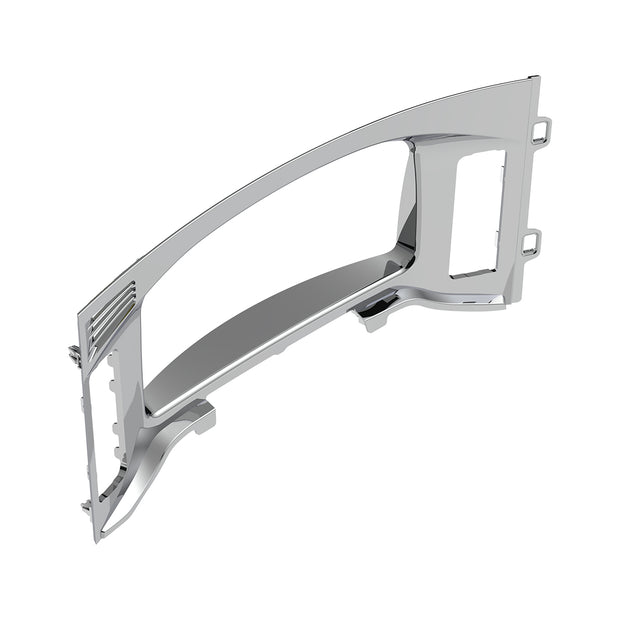 Chrome Plastic Center Dash Instrument Bezel For 2018-2023 Freightliner Cascadia