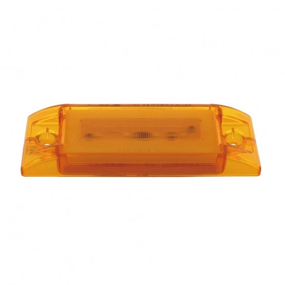 16 LED Rectangular GloLight (Clearance/Marker) - Amber LED/Amber Lens