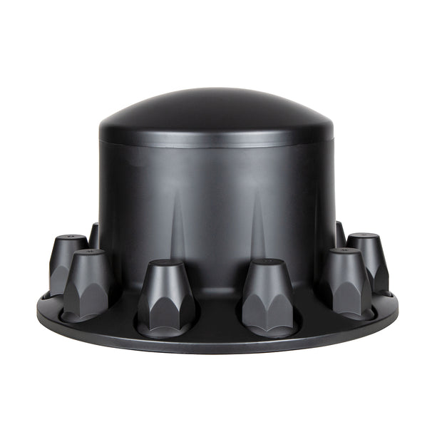 Dome Axle Cover Combo Kit With 33mm Standard Thread-On Nut Covers & Nut Cover Tool - Matte Black