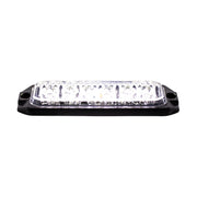 6 High Power LED "Competition Series" Slim Warning Light - White