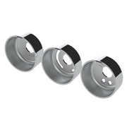Chrome Plastic A/C Control 6-Piece Dial Covers For 2018-2023 Freightliner Cascadia