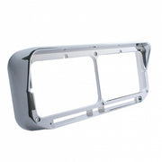 Rectangular Dual Headlight Bezel With Visor - LED Cutout