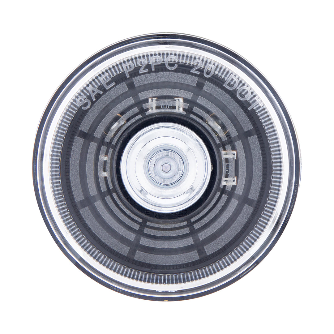 4 LED 2-1/2" Round Abyss Light (Clearance/Marker) - White LED/Clear Lens