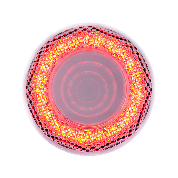 12 LED 2-1/2" Mirage Light (Clearance/Marker) - Red LED/Clear Lens