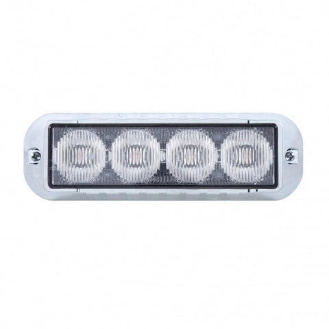 4 LED Warning Light - Amber LED/White LED
