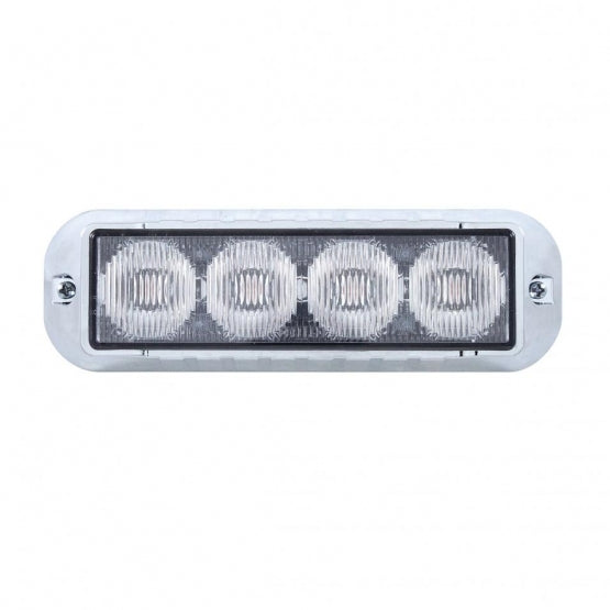 4 LED Warning Light - Amber LED/White LED
