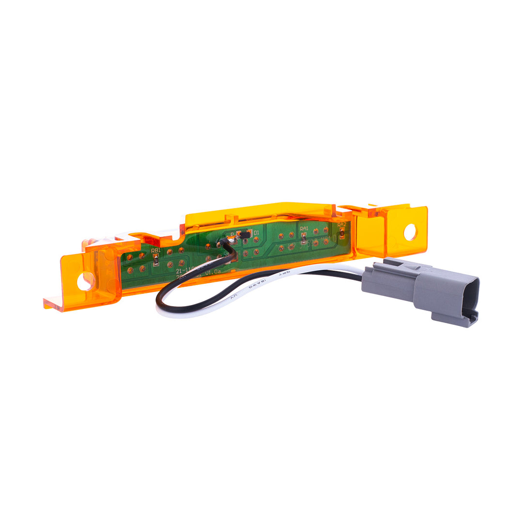 6 Amber LED Exterior Visor Light For 1996-2024 Volvo VNL - Amber Lens