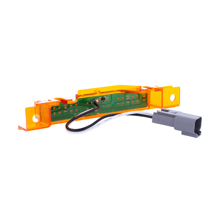 6 Amber LED Exterior Visor Light For 1996-2024 Volvo VNL - Amber Lens