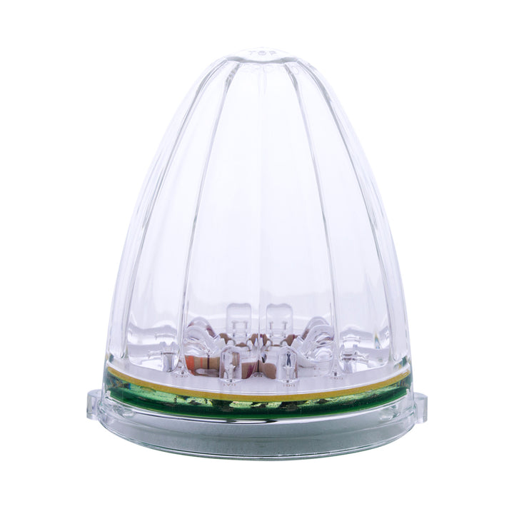 19 LED Watermelon Grakon 1000 Cab Light - Amber LED/Clear Lens