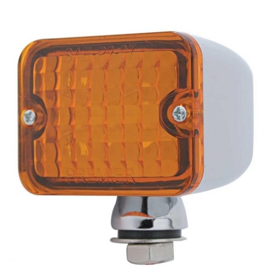 6 LED Medium Rod Light -Amber LED/Amber Lens