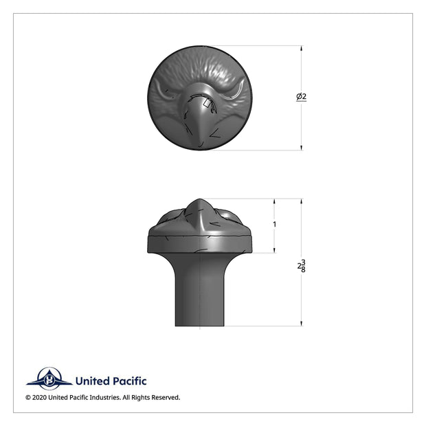 Eagle Air Valve Knob - Matte Black