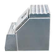 18"L X 25"W X 28"H Aluminum Step Saddle Box