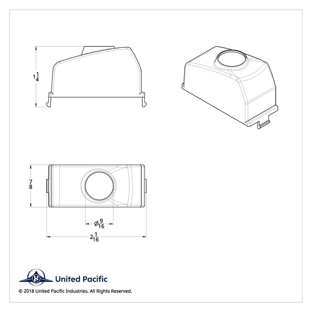 Rocker Switch Plug For 2006+ Kenworth - Clear Crystal (2-Pack)