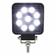 9 High Power LED Square Work Light - Flood