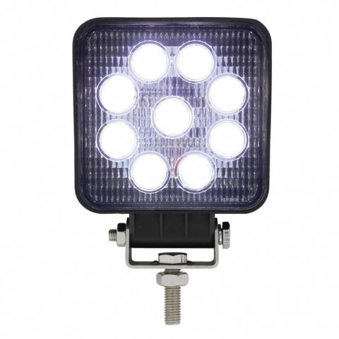 9 High Power LED Square Work Light - Flood