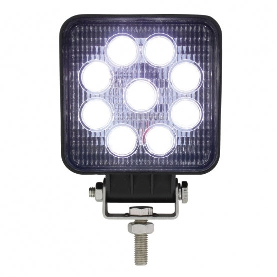 9 High Power LED Square Work Light - Flood
