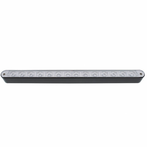 14 LED 12" Light Bar With Black Housing - Red LED/Clear Lens